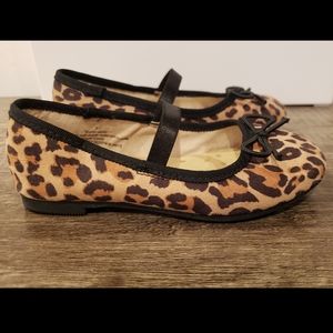 Cat & Jack Leopard Flats size 8